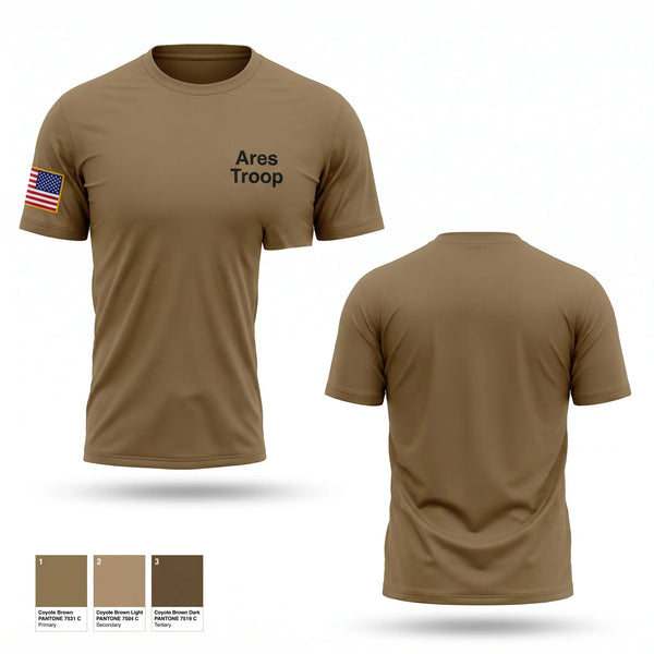 Short Sleeve Performance Shirt, Ares troop, Army, Teamtime, Team time, sublimation, custom sports apparel, team uniforms, spirit wear, spiritwear, sports uniforms, custom shirts, team store, custom team store, fundraiser sports, apparel fundraiser
