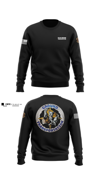 Crew Neck Sweatshirt, 96 LRS Ground Transportation, Air Force, Teamtime, Team time, sublimation, custom sports apparel, team uniforms, spirit wear, spiritwear, sports uniforms, custom shirts, team store, custom team store, fundraiser sports, apparel fundraiser
