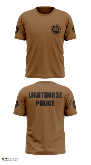 Short Sleeve Performance Shirt, Muscogee Nation Lighthorse Police North Patrol District, Police, Teamtime, Team time, sublimation, custom sports apparel, team uniforms, spirit wear, spiritwear, sports uniforms, custom shirts, team store, custom team store, fundraiser sports, apparel fundraiser
