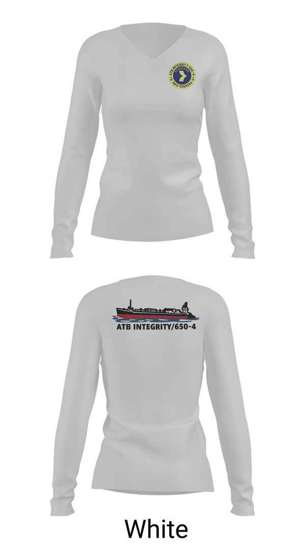 Womens Long Sleeve Vneck Shirt, ATB Integrity / 650-4, , Teamtime, Team time, sublimation, custom sports apparel, team uniforms, spirit wear, spiritwear, sports uniforms, custom shirts, team store, custom team store, fundraiser sports, apparel fundraiser