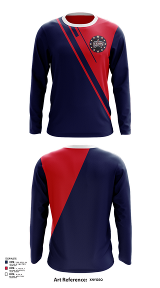 Long Sleeve Performance Shirt, Prime Example Stars, , Teamtime, Team time, sublimation, custom sports apparel, team uniforms, spirit wear, spiritwear, sports uniforms, custom shirts, team store, custom team store, fundraiser sports, apparel fundraiser