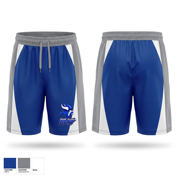Athletic Shorts With Pockets, Grand Island Vikings, Baseball, Teamtime, Team time, sublimation, custom sports apparel, team uniforms, spirit wear, spiritwear, sports uniforms, custom shirts, team store, custom team store, fundraiser sports, apparel fundraiser