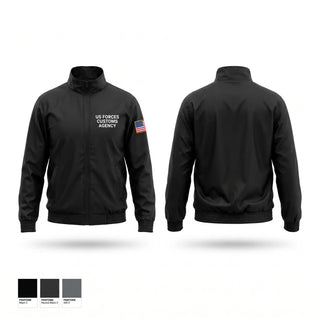Windbreaker, U.S. Forces Customs Agency, Army, Teamtime, Team time, sublimation, custom sports apparel, team uniforms, spirit wear, spiritwear, sports uniforms, custom shirts, team store, custom team store, fundraiser sports, apparel fundraiser