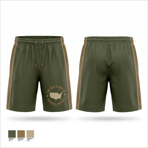 Athletic Shorts With Pockets, United States Border Patrol, Police, Teamtime, Team time, sublimation, custom sports apparel, team uniforms, spirit wear, spiritwear, sports uniforms, custom shirts, team store, custom team store, fundraiser sports, apparel fundraiser