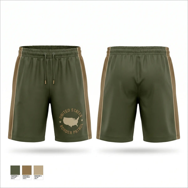 Athletic Shorts With Pockets, United States Border Patrol, Police, Teamtime, Team time, sublimation, custom sports apparel, team uniforms, spirit wear, spiritwear, sports uniforms, custom shirts, team store, custom team store, fundraiser sports, apparel fundraiser