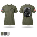 Huntsville Police Department Bomb Squad 61951311 Old School Cotton Feel Shirt - 1