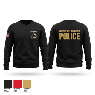 Crew Neck Sweatshirt, Long Beach Township Police Department, Police, Teamtime, Team time, sublimation, custom sports apparel, team uniforms, spirit wear, spiritwear, sports uniforms, custom shirts, team store, custom team store, fundraiser sports, apparel fundraiser