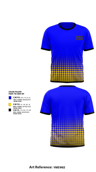 Short Sleeve Performance Shirt, Logan High School, Cheer, Teamtime, Team time, sublimation, custom sports apparel, team uniforms, spirit wear, spiritwear, sports uniforms, custom shirts, team store, custom team store, fundraiser sports, apparel fundraiser