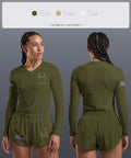 Bat 52572723 Women's Long Sleeve V-neck Shirt - 1