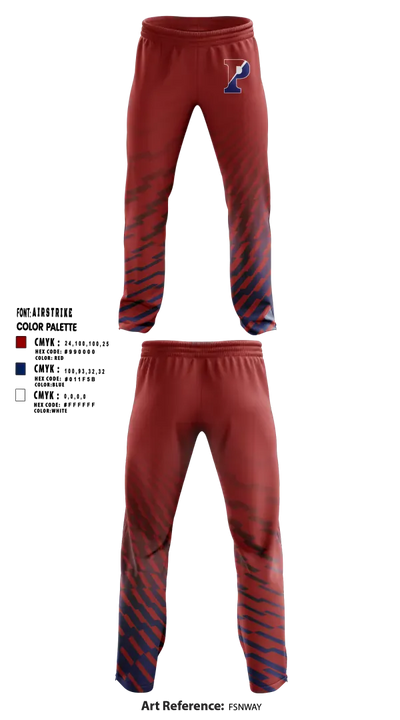 University of Pennsylvania Wrestling Quakers 74407177 Sweatpants - 1