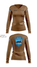 C Co 2-47 197th Infantry Brigade 20243468 Women's Long Sleeve V-neck Shirt - 30