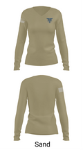 Rooftop Rangers 15471891 Women's Long Sleeve V-neck Shirt - 97
