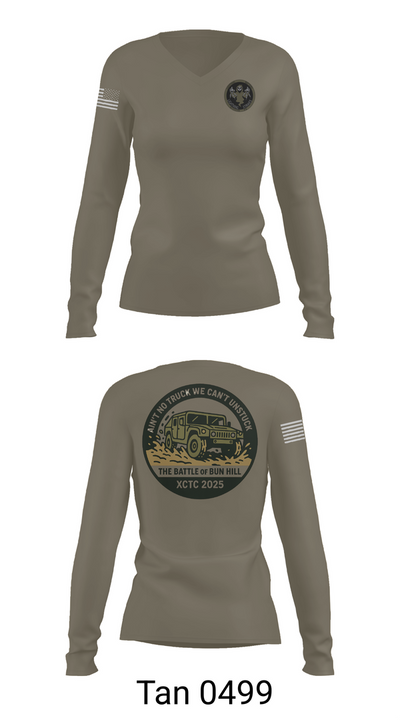 A 1/111 Field Artillery 90044147 Women's Long Sleeve V-neck Shirt - 73