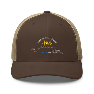JM PAINTING &REMODELING 36722841 Retro Trucker Hat | Yupoong 6606