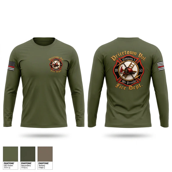 Long Sleeve Performance Shirt, Co 3, Fire Department, Teamtime, Team time, sublimation, custom sports apparel, team uniforms, spirit wear, spiritwear, sports uniforms, custom shirts, team store, custom team store, fundraiser sports, apparel fundraiser
