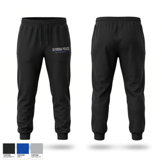 Sweatpants, Seymour Police Department, Police, Teamtime, Team time, sublimation, custom sports apparel, team uniforms, spirit wear, spiritwear, sports uniforms, custom shirts, team store, custom team store, fundraiser sports, apparel fundraiser