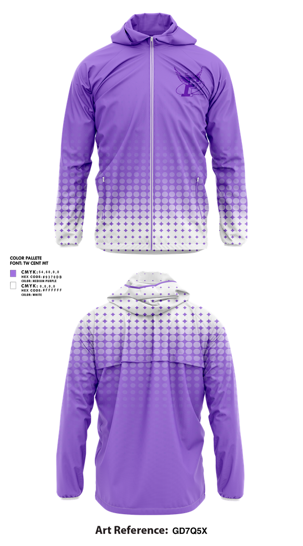 Windbreaker, The Charlotte Flights, Track & Field, Teamtime, Team time, sublimation, custom sports apparel, team uniforms, spirit wear, spiritwear, sports uniforms, custom shirts, team store, custom team store, fundraiser sports, apparel fundraiser