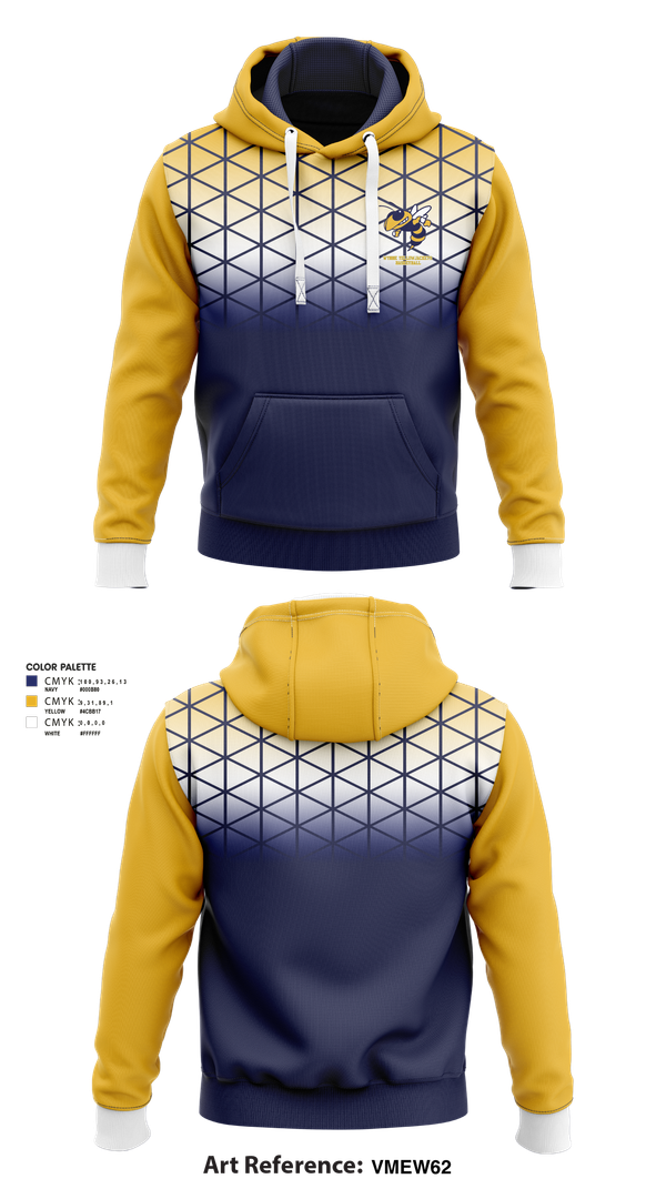 Hoodie, Wynne Yellowjackets, Men's Basketball, Teamtime, Team time, sublimation, custom sports apparel, team uniforms, spirit wear, spiritwear, sports uniforms, custom shirts, team store, custom team store, fundraiser sports, apparel fundraiser