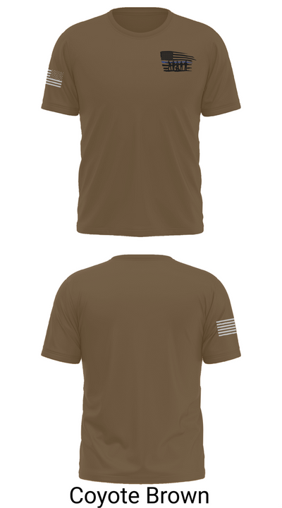 McBee Police Department 4438901 Old School Cotton Feel Shirt - 10