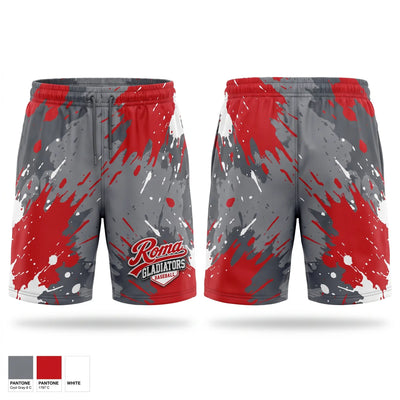Roma Gladiators Athletic Shorts With Pockets - 1