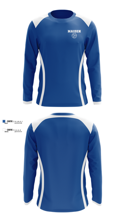Maiden Volleyball Long Sleeve Performance Shirt 4