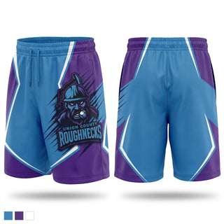 Athletic Shorts With Pockets, Union County Roughnecks, Baseball, Teamtime, Team time, sublimation, custom sports apparel, team uniforms, spirit wear, spiritwear, sports uniforms, custom shirts, team store, custom team store, fundraiser sports, apparel fundraiser
