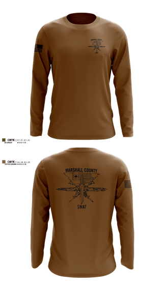 Long Sleeve Performance Shirt, MARSHALL COUNTY SHERIFF DEPARTMENT, Police, Teamtime, Team time, sublimation, custom sports apparel, team uniforms, spirit wear, spiritwear, sports uniforms, custom shirts, team store, custom team store, fundraiser sports, apparel fundraiser