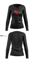 Potts Camp High School Basketball 90521994 Women's Long Sleeve V-neck Shirt - 2