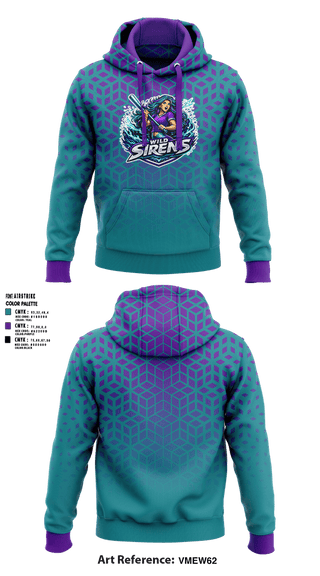 Hoodie, Wild Sirens, Softball, Teamtime, Team time, sublimation, custom sports apparel, team uniforms, spirit wear, spiritwear, sports uniforms, custom shirts, team store, custom team store, fundraiser sports, apparel fundraiser