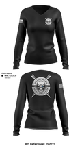 CID 79226684 Women's Long Sleeve V-neck Shirt - 1
