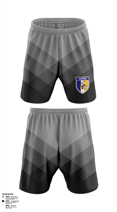 Kemper County High School 92295445 Athletic Shorts With Pockets - 42