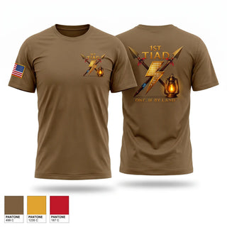 Old School Cotton Feel Shirt, 1st TIAD, Army, Teamtime, Team time, sublimation, custom sports apparel, team uniforms, spirit wear, spiritwear, sports uniforms, custom shirts, team store, custom team store, fundraiser sports, apparel fundraiser