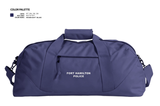 Duffle Bag, Fort Hamilton Police, Police, Teamtime, Team time, sublimation, custom sports apparel, team uniforms, spirit wear, spiritwear, sports uniforms, custom shirts, team store, custom team store, fundraiser sports, apparel fundraiser
