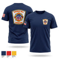 Church Hill Fire Department 74444254 Old School Cotton Feel Shirt - 1