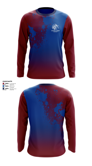 Long Sleeve Performance Shirt, Scripps Ranch Lacrosse, Men's Lacrosse, Teamtime, Team time, sublimation, custom sports apparel, team uniforms, spirit wear, spiritwear, sports uniforms, custom shirts, team store, custom team store, fundraiser sports, apparel fundraiser