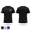 Jackson police department 56507576 Old School Cotton Feel Shirt - 1