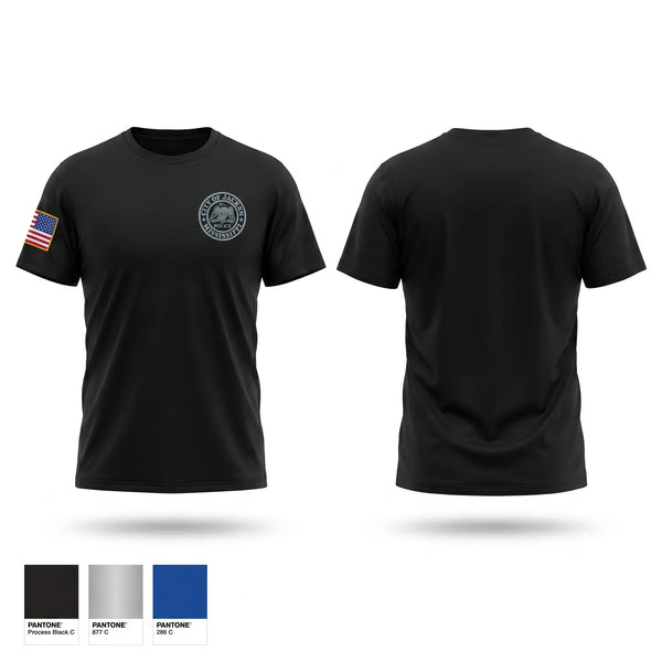 Old School Cotton Feel Shirt, Jackson police department, Police, Teamtime, Team time, sublimation, custom sports apparel, team uniforms, spirit wear, spiritwear, sports uniforms, custom shirts, team store, custom team store, fundraiser sports, apparel fundraiser