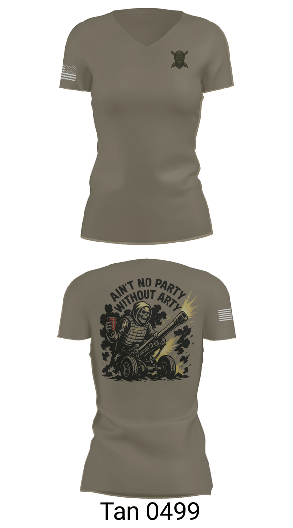Womens Short Sleeve Vneck Shirt, 2/11 Hotel battery, Marines, Teamtime, Team time, sublimation, custom sports apparel, team uniforms, spirit wear, spiritwear, sports uniforms, custom shirts, team store, custom team store, fundraiser sports, apparel fundraiser