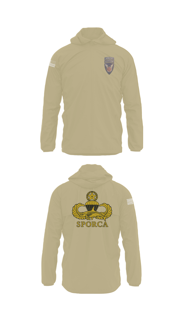 Windbreaker, HHC, 725th BSB, 2/11 ABN, , Teamtime, Team time, sublimation, custom sports apparel, team uniforms, spirit wear, spiritwear, sports uniforms, custom shirts, team store, custom team store, fundraiser sports, apparel fundraiser