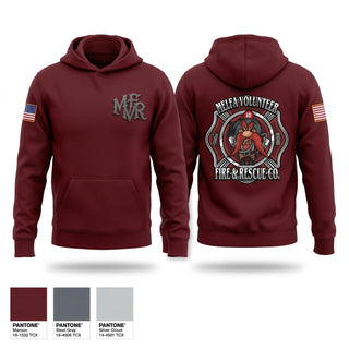 Hoodie, Melfa Vol. Fire & Rescue Co. Inc, Fire Department, Teamtime, Team time, sublimation, custom sports apparel, team uniforms, spirit wear, spiritwear, sports uniforms, custom shirts, team store, custom team store, fundraiser sports, apparel fundraiser