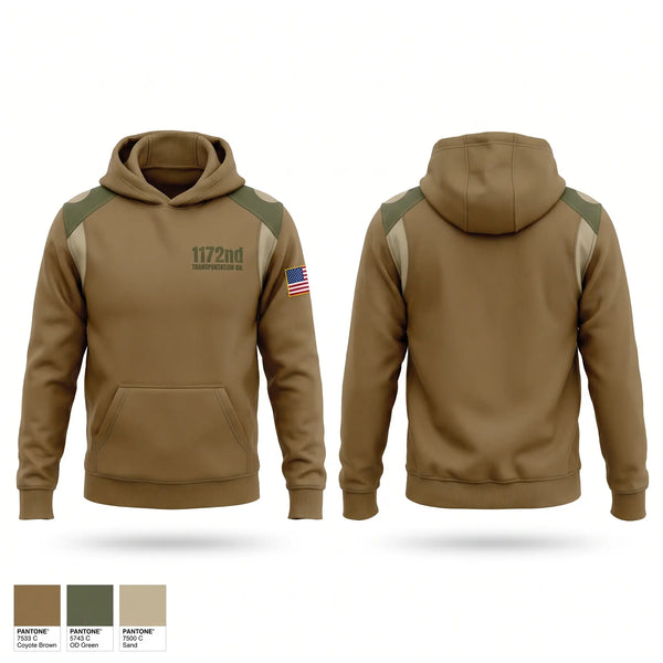 Hoodie, 1172nd transportation CO., National Guard, Teamtime, Team time, sublimation, custom sports apparel, team uniforms, spirit wear, spiritwear, sports uniforms, custom shirts, team store, custom team store, fundraiser sports, apparel fundraiser
