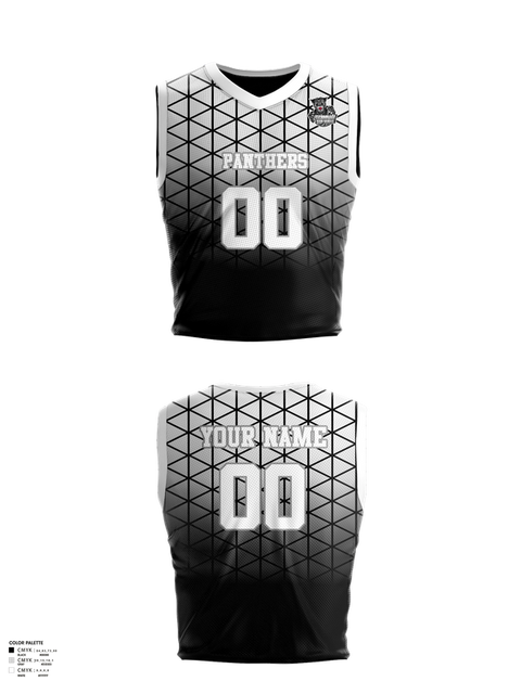Womens Basketball Jersey, Technology Panthers, Women's Basketball, Teamtime, Team time, sublimation, custom sports apparel, team uniforms, spirit wear, spiritwear, sports uniforms, custom shirts, team store, custom team store, fundraiser sports, apparel fundraiser