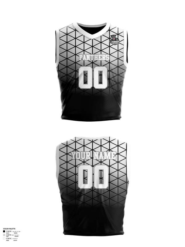 Womens Basketball Jersey, Technology Panthers, Women's Basketball, Teamtime, Team time, sublimation, custom sports apparel, team uniforms, spirit wear, spiritwear, sports uniforms, custom shirts, team store, custom team store, fundraiser sports, apparel fundraiser