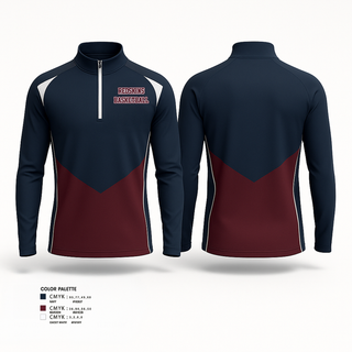Quarter Zip Jacket, team name, Men's Basketball, Teamtime, Team time, sublimation, custom sports apparel, team uniforms, spirit wear, spiritwear, sports uniforms, custom shirts, team store, custom team store, fundraiser sports, apparel fundraiser