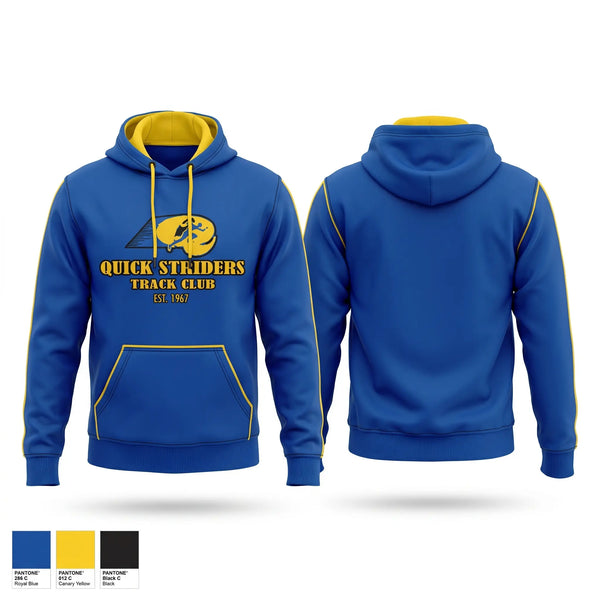 Hoodie, Quick Striders, Track & Field, Teamtime, Team time, sublimation, custom sports apparel, team uniforms, spirit wear, spiritwear, sports uniforms, custom shirts, team store, custom team store, fundraiser sports, apparel fundraiser