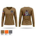 A/1-229 Women's Long Sleeve V-neck Shirt - 1