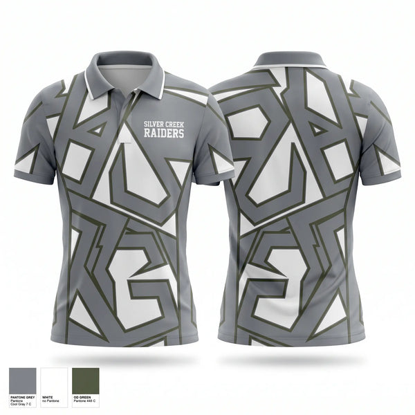 Short Sleeve Performance Polo, Silver Creek Raiders, Tennis, Teamtime, Team time, sublimation, custom sports apparel, team uniforms, spirit wear, spiritwear, sports uniforms, custom shirts, team store, custom team store, fundraiser sports, apparel fundraiser