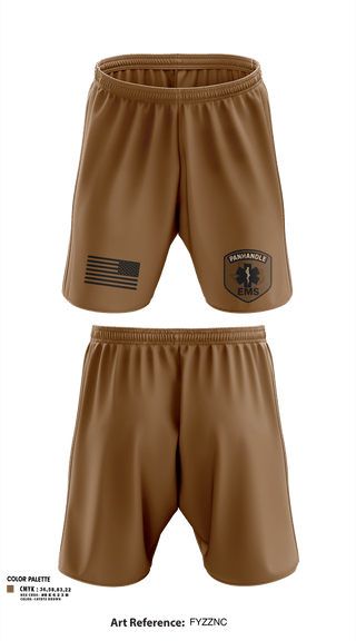 Athletic Shorts With Pockets, Panhandle EMSPanhandle EMS, Fire Department, Teamtime, Team time, sublimation, custom sports apparel, team uniforms, spirit wear, spiritwear, sports uniforms, custom shirts, team store, custom team store, fundraiser sports, apparel fundraiser