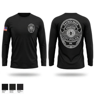 Long Sleeve Performance Shirt, Shamokin City Police, Police, Teamtime, Team time, sublimation, custom sports apparel, team uniforms, spirit wear, spiritwear, sports uniforms, custom shirts, team store, custom team store, fundraiser sports, apparel fundraiser