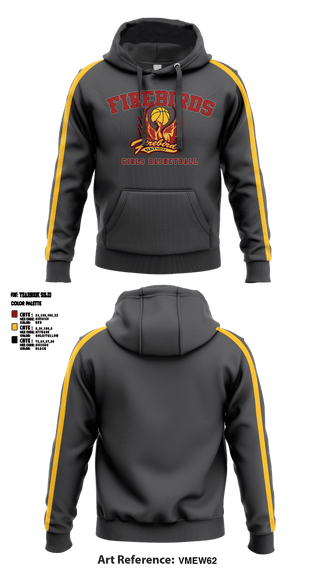 Hoodie, Falcon Middle School Basketball, Women's Basketball, Teamtime, Team time, sublimation, custom sports apparel, team uniforms, spirit wear, spiritwear, sports uniforms, custom shirts, team store, custom team store, fundraiser sports, apparel fundraiser